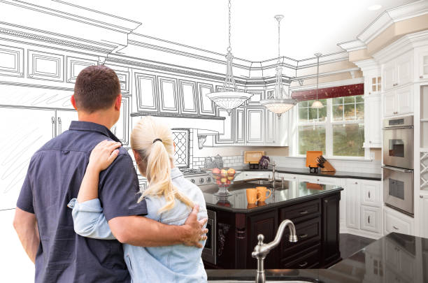 Professional Kitchen Island Installation technician working in Spencerville, OH